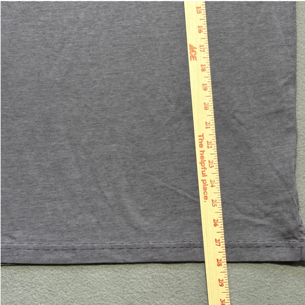 TRAVIS MATHEW Polo Shirt Men M Micro Stripe Gray Pima Cotton Blend Golf LuLu CC - Picture 9 of 13